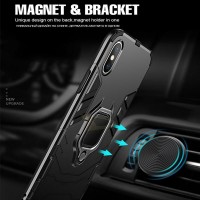 2021 Luxury Armor Shockproof Ring Bracket  For iPhone 11 11 PRO 11 PRO MAX X XR XS Max 8 7 PLUS